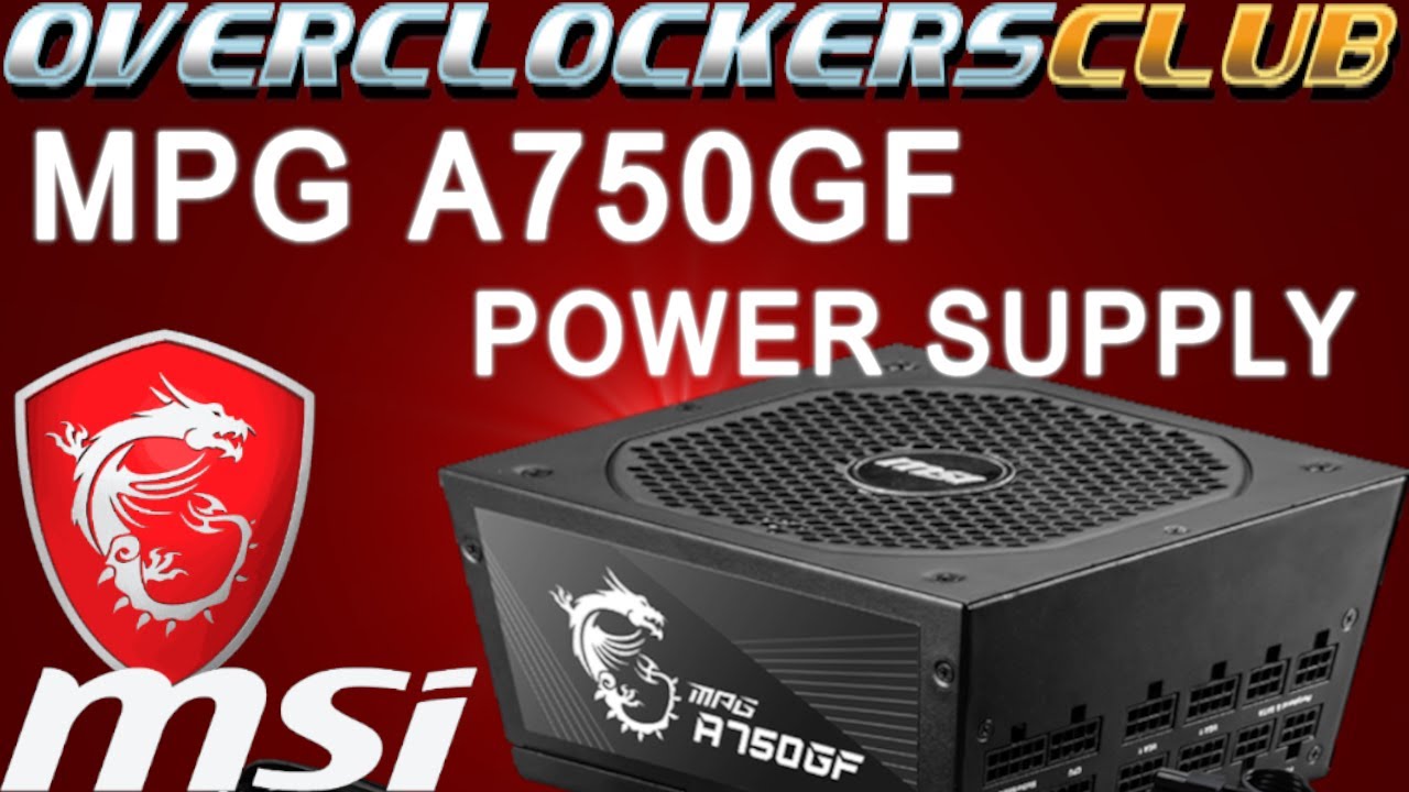 MSI Alimentation PC MPG A650GF - 650W 80+ Gold Modulaire