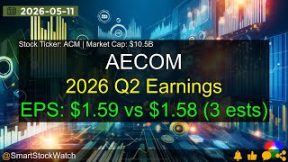 AECOM (ACM|$10.5B) - 2026 Q2 Earnings Analysis