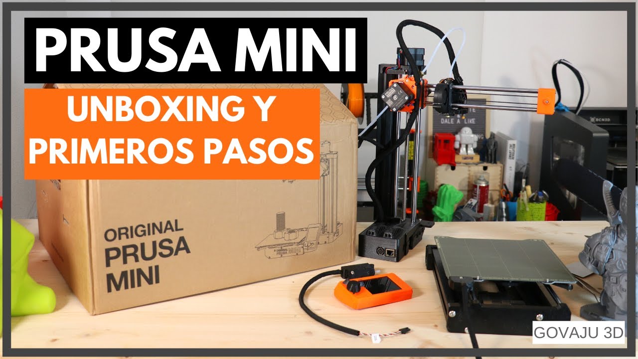 PRUSA MINI Original💥 UNBOXING y PRIMEROS PASOS 💥 IMPRESORA 3D - YouTube