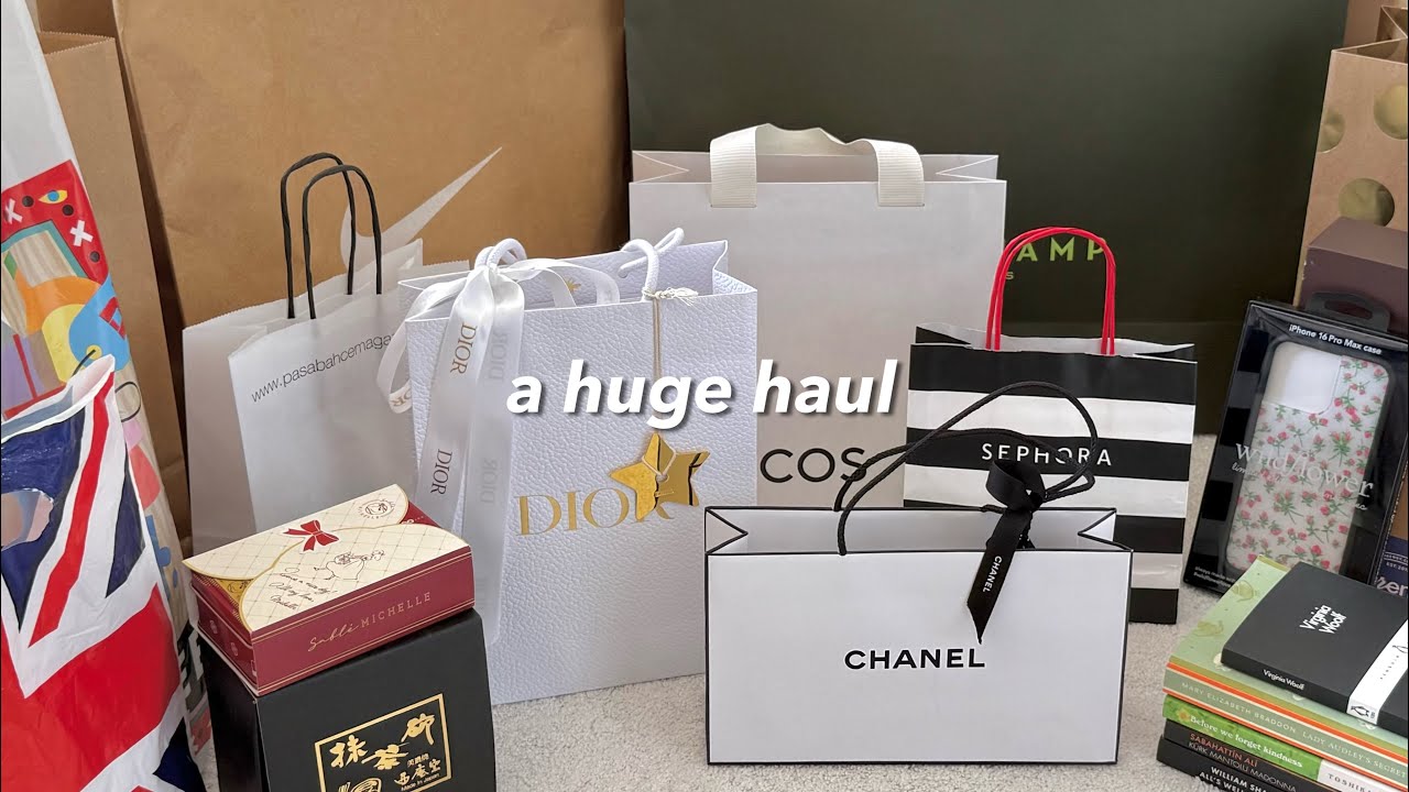 an aesthetic haul 💌| skincare, accessories, books...