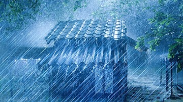 Thunderstorm Rain Sounds for Sleeping - Heavy Rainstorm Sounds  Live 24/7