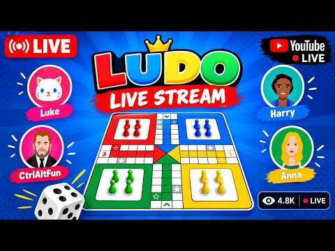 🔥 LUDO LIVE 🎲 | Epic Multiplayer Match 🔴🔵🟢🟡