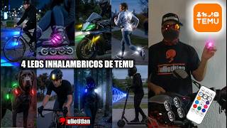 PAQUETE 4 LEDS INALÁMBRICOS DE TEMU ... JULIOTITLAN