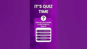 How do you handle a click event in React?