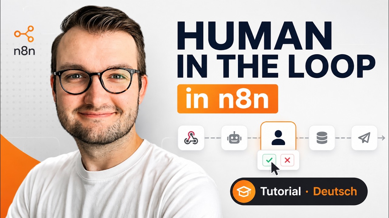Human in the Loop in n8n (Tutorial, Deutsch) - YouTube