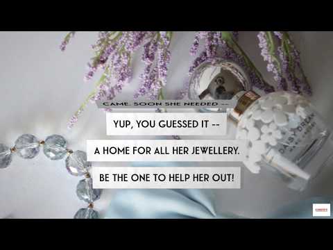 Rustic Wall Mounted Jewelry Holder by Comfify
