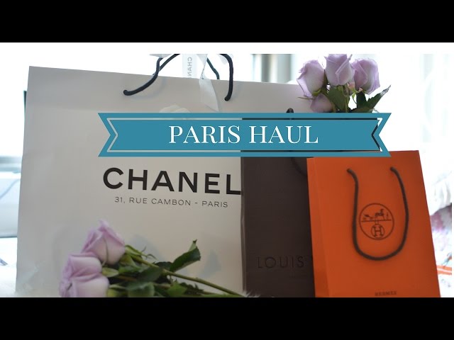 Paris Haul - Chanel, Hermes, Louis Vuitton - YouTube