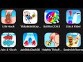 Life Hack,Tricky Brain,Ball Run 2048,Stack Rider,Joib Blob Clash,Join Clash 3D,Sandwich Runner
