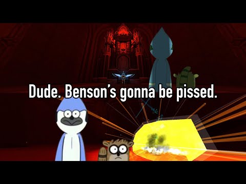"Dude. Benson's gonna get pissed."