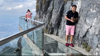 SCARIEST GLASS WALKWAY ON A CLIFF | WORLD’S HIGHEST NATURAL ARCH | TIANMEN | ZHANGJIAJIE | CHINA