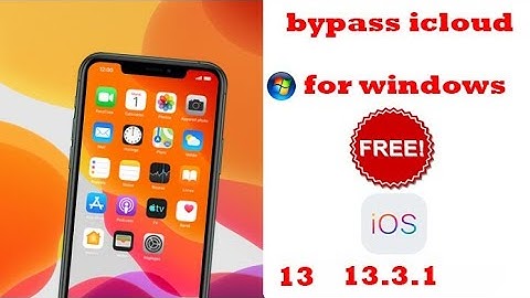 [Free] One click Bypass iCloud [Windows] IOS 13.3 - 13.3.1 fix hang on logo,fix iTunes.success1000%