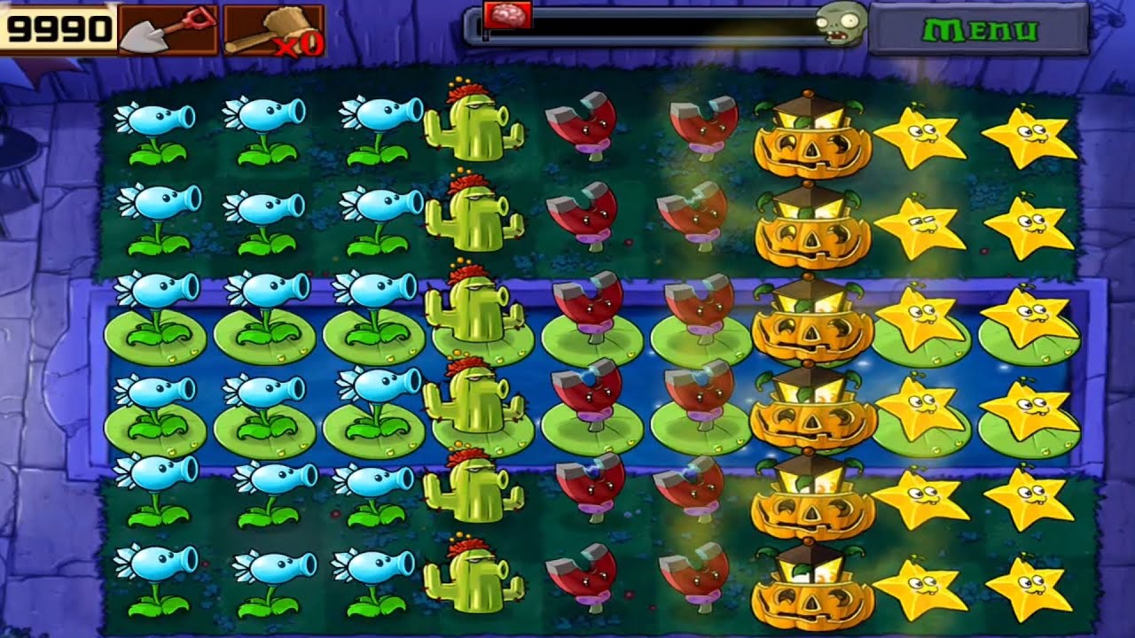 Plants Vs Zombies | Last Stand Fog | Plants Vs All Zombies Gameplay Full HD 1080p 60fps