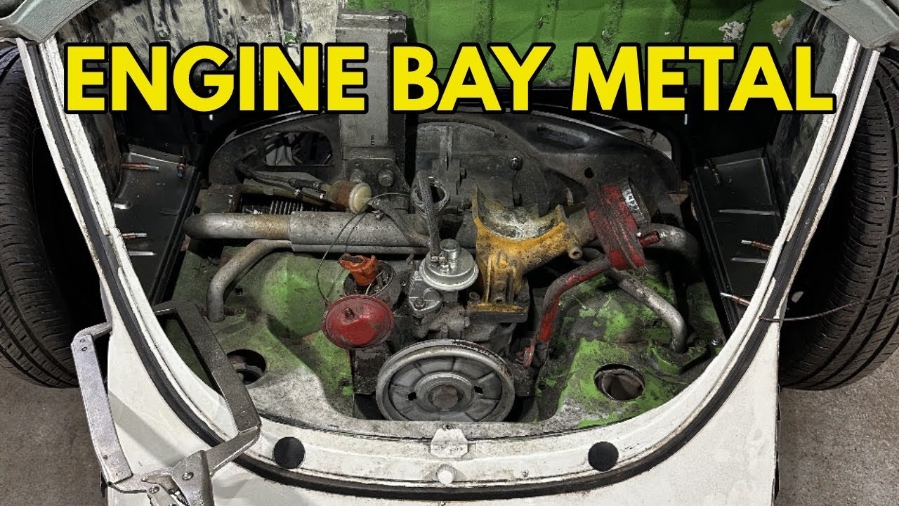 Замена металла в моторном отсеке — классический ремонт металла VW Beetle