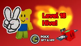 Getting My Hive To Level 18 + PERFECT Moon Amulet | Bee Swarm Simulator