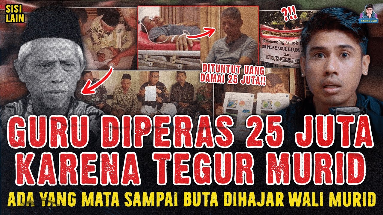 GURU TEGUR MURID DIPERAS 25JUTA & SAMPAI MATANYA BUTA DIKETAPEL WALI MURID ! MIRIS !