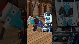 How To Turn Yourself Into A Human Blender! 😀 #minecraft #shorts