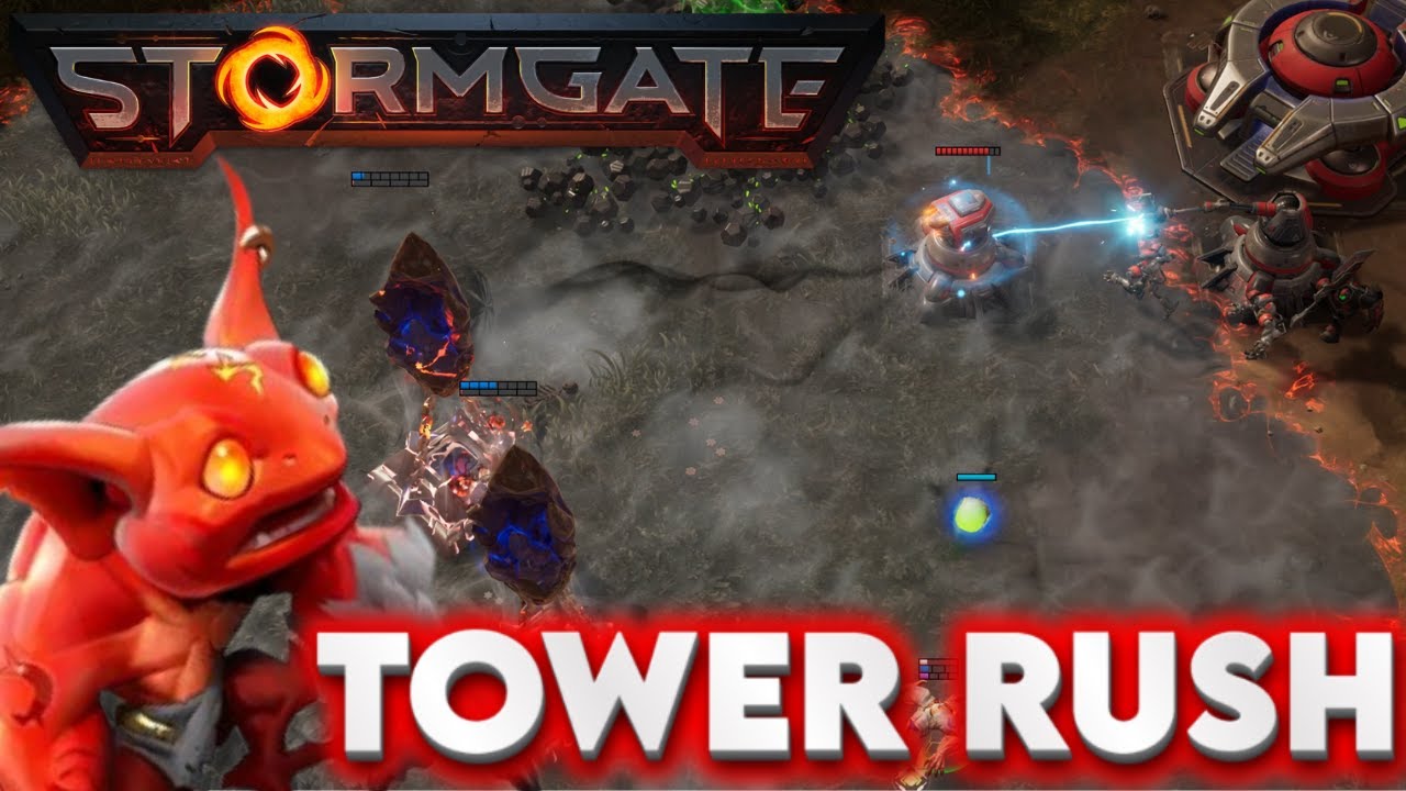 [STORMGATE] Infernaux : ils ragent face a mon tower rush !!!