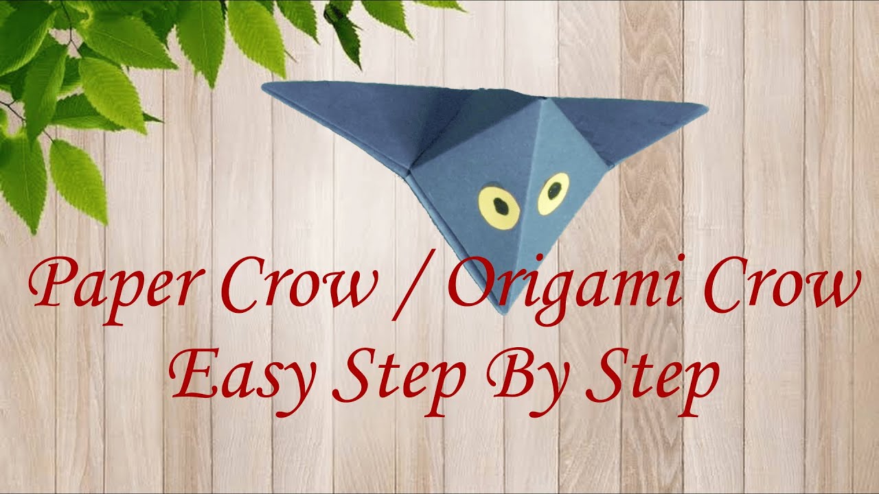Paper Crow | Origami Crow | How to make paper crow? Paper Crow kaise banaye? | Easy step by step |