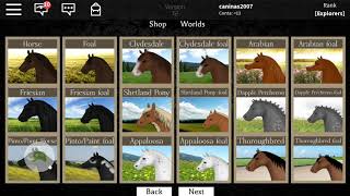 ROBLOX:Tutorial de como conseguir todos os cavalos do Join Group no Horse Wolrd screenshot 1