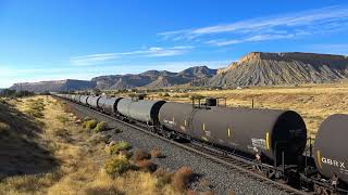 Union Pacific oil train Thompson Springs, Utah