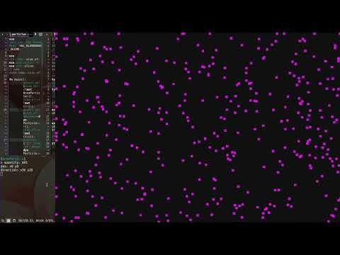 Simple particles with SDL2.