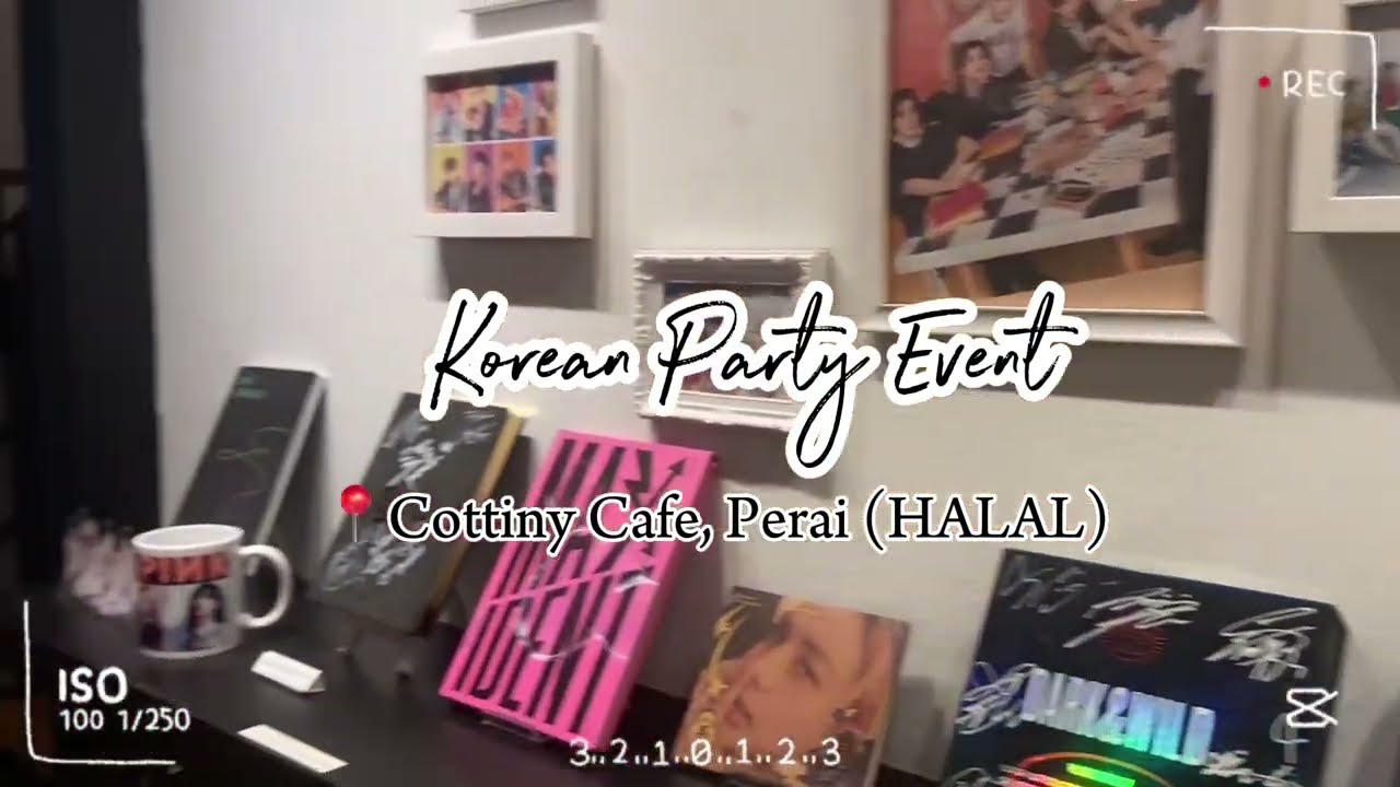 Korean Party Event with korean friends                    📍Cottiny Cafe 🇰🇷 ੈ✩‧₊˚