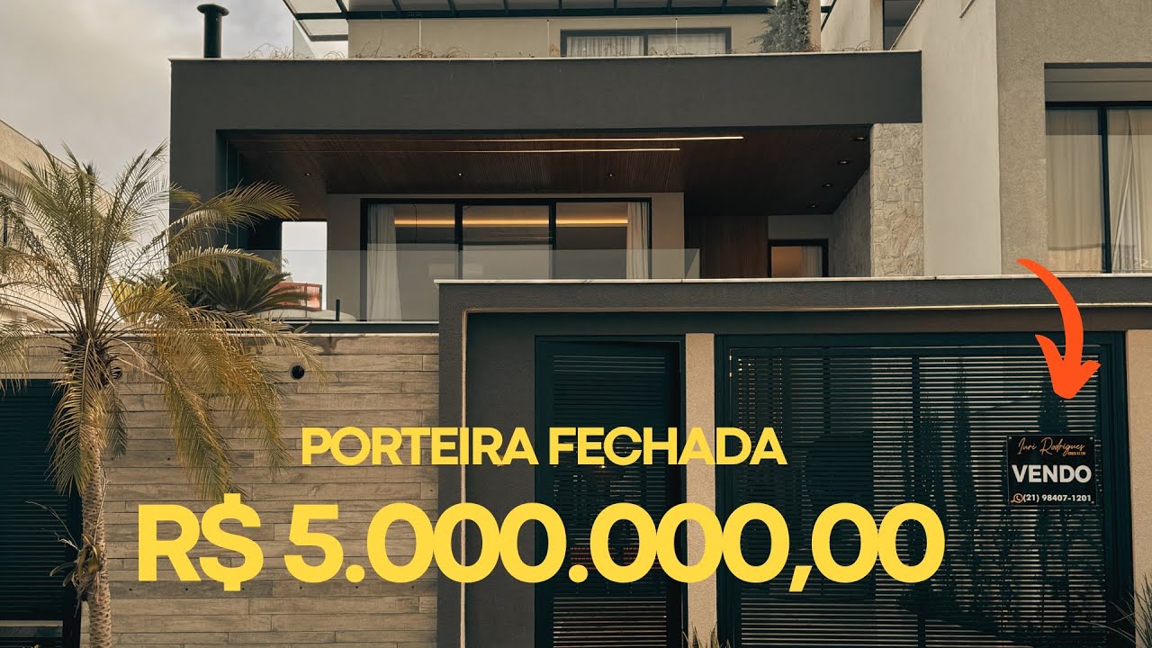Casa Porteira Fechada | Recreio dos Bandeirantes | Projeto Lindo