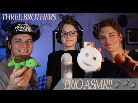 ASMR Three Triggers at Once