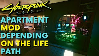 Cyberpunk 2077 - This Mod Completely Revamps V’s Apartment Depending On Lifepath Choice