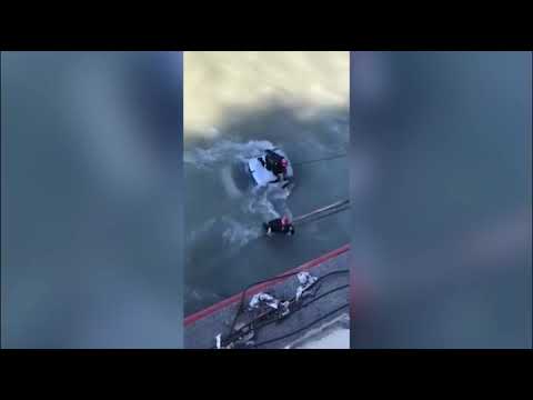 მაშველებმა მტკვარში გადავარდნილი მანქანის მძღოლი ამოიყვანეს