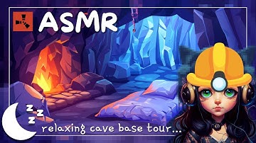 ASMR Rust 🌙 Cozy Cave Base Tour 🏔️ Relaxing Whispers + Keyboard and Mouse Clicking 💤