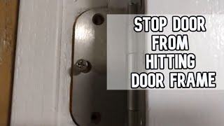 Fix door from hitting frame trick DIY video #door #frame #sticking #diy