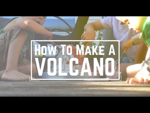 How to Make a Paper Mache Volcano - Paper Mache Volcano for Kids