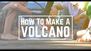 How to Make a Paper Mache Volcano - Paper Mache Volcano for Kids