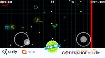 Neon Space Fighter | Unity Project | Fighter | Arcade