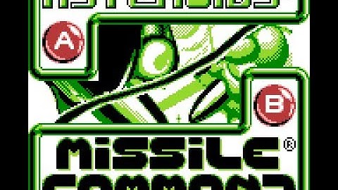 Arcade Classics No. 1 Asteroids/Missile Command 1995 Game Boy