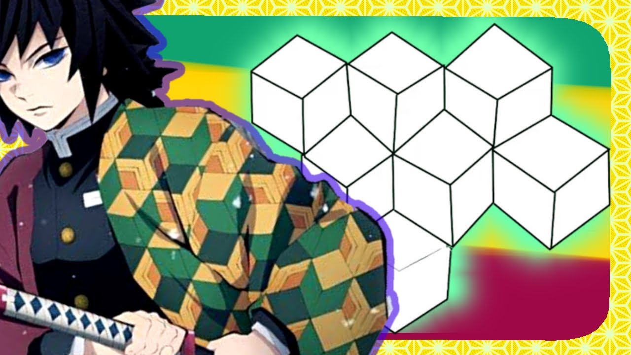 きめつのやいば 冨岡義勇 羽織 柄 ☆ PC おえかきソフト で ガイドなし