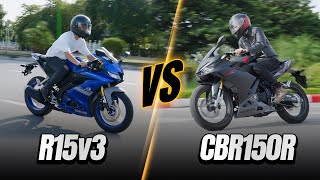 So sánh CBR150R 2021 vs R15v3: Yamaha cần bán R15v4 ngay! | Đường 2 Chiều.