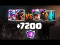 CLASH ROYALE HOG 2.6 VS LAVACLONE +7200