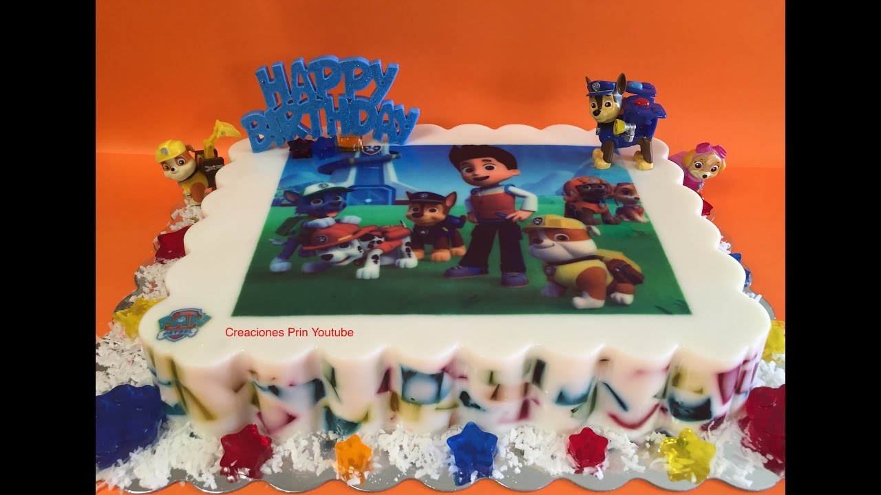 Gelatina de Mosaico con Transfer.