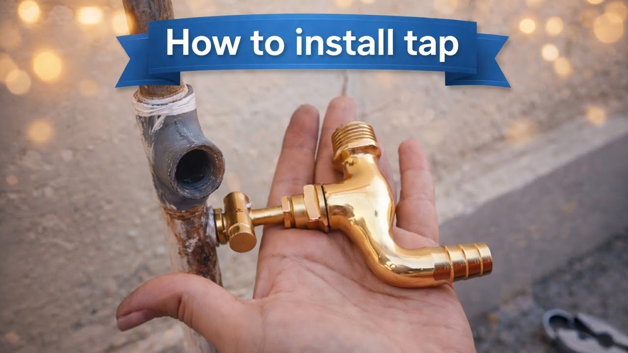 How to Install Tap Step-by-Step | Easy Home DIY | No Plumber Needed ...