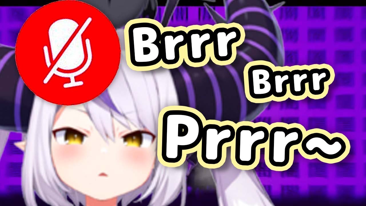 Laplus Forgot To Mute and Gets Caught Making Cute 