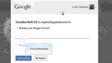 CurationSoft.com - Blogger - Settings and Options