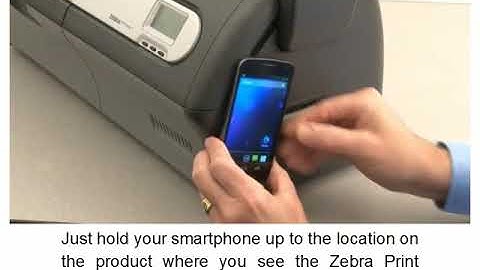 Zebra ZXP Series 7 Card Printer: Using the Zebra Print Touch Feature