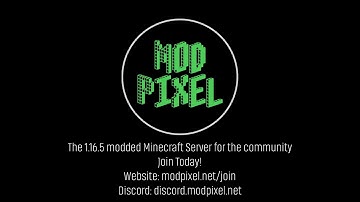 ModPixel - The Minecraft Java 1.16.5 modded Minecraft server for the community!