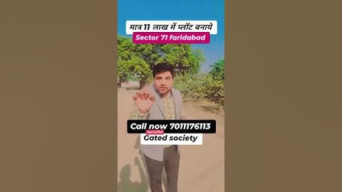 Plot sale in Leelawati enclave sector 71 faridabad