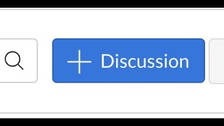Adding a Discussion Topic in Canvas