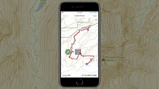Gaia GPS - Create a Route screenshot 2