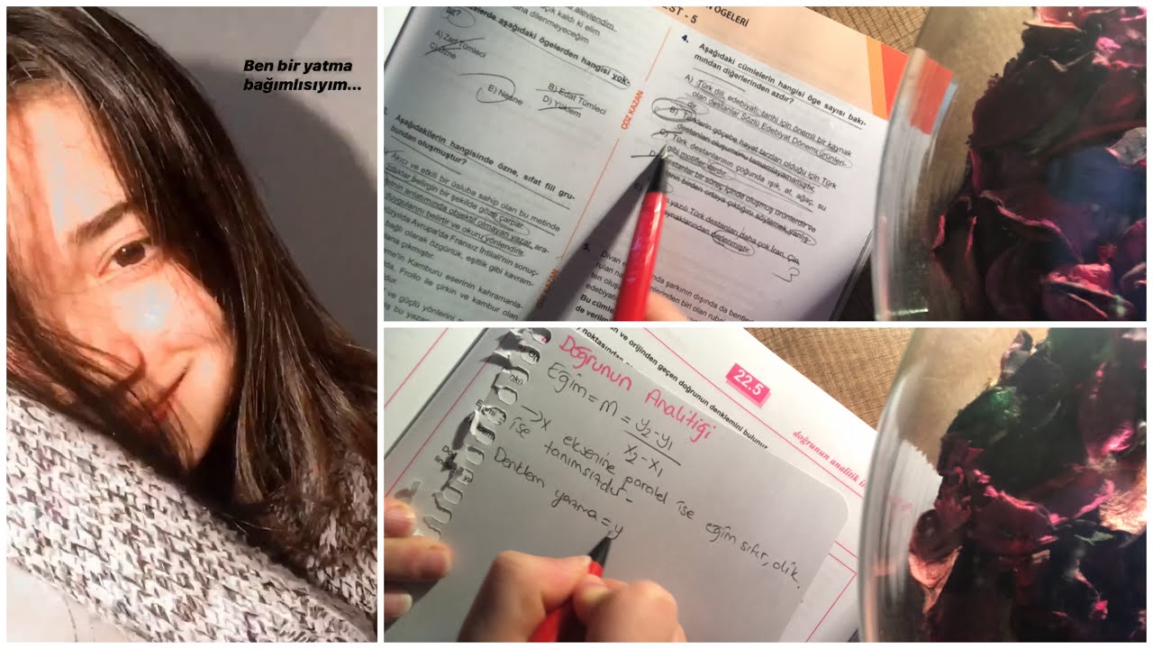 DERS ÇALIŞMA GÜNLÜĞÜM #60 | Geceye Kadar Çalışıyoruz