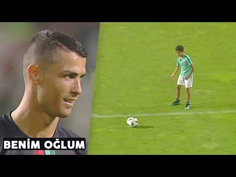 Ronaldo'nun Oğlu, Yetenekleriyle İnterneti Fethetti 2019 / Babası Memnun